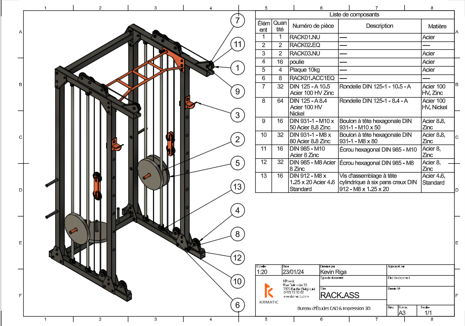 Fitness Rack 1 - KRmatic